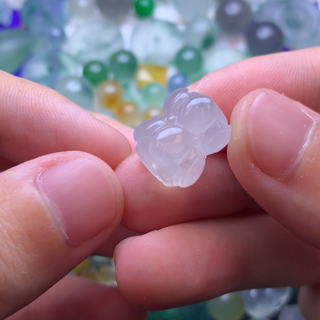 ****࿐定制翡翠未镶嵌挂件