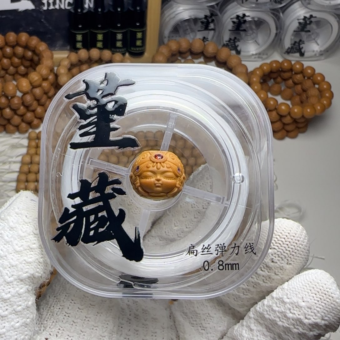 猴头核桃手串0.8扁丝线猴头核桃
