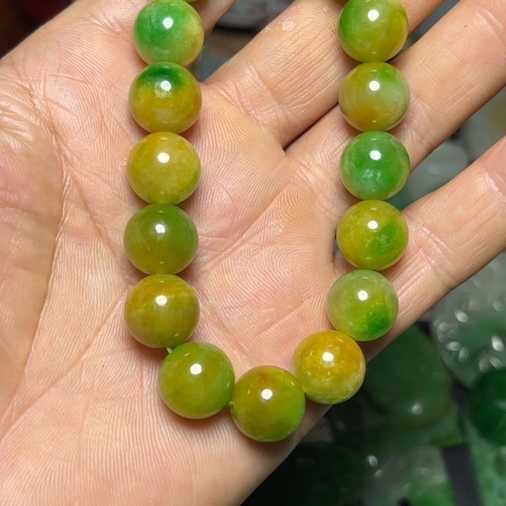 星***后翡翠未镶嵌戒指翡翠手链888888