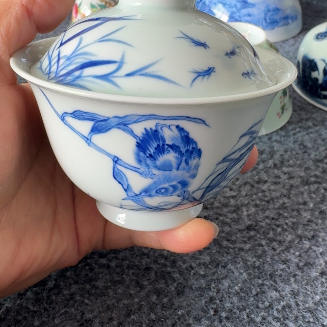 现代景德镇陶瓷手绘茶具