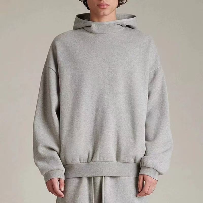 8号链接加绒款加厚美式街头潮牌重磅连帽纯棉卫衣