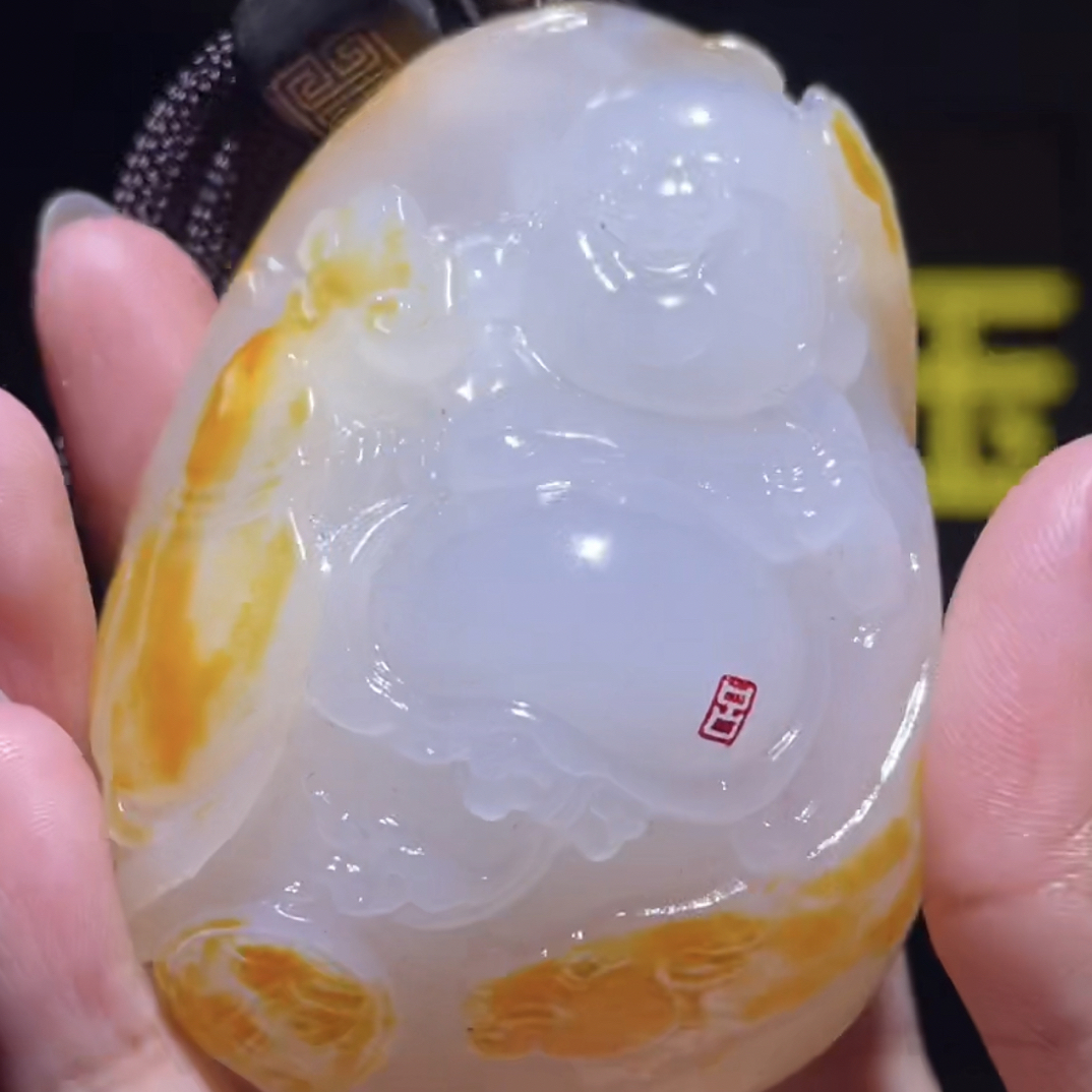 手把件货玉石把玩件文玩摆件D2
