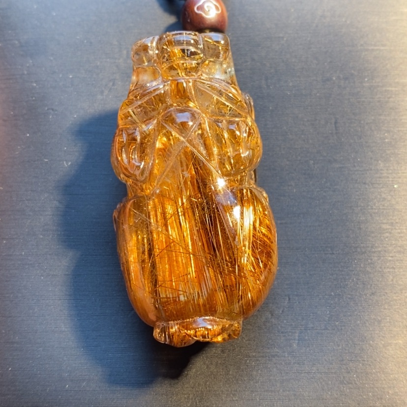 【闪购商品】发晶颈饰未镶嵌天然铜发晶貔貅吊坠