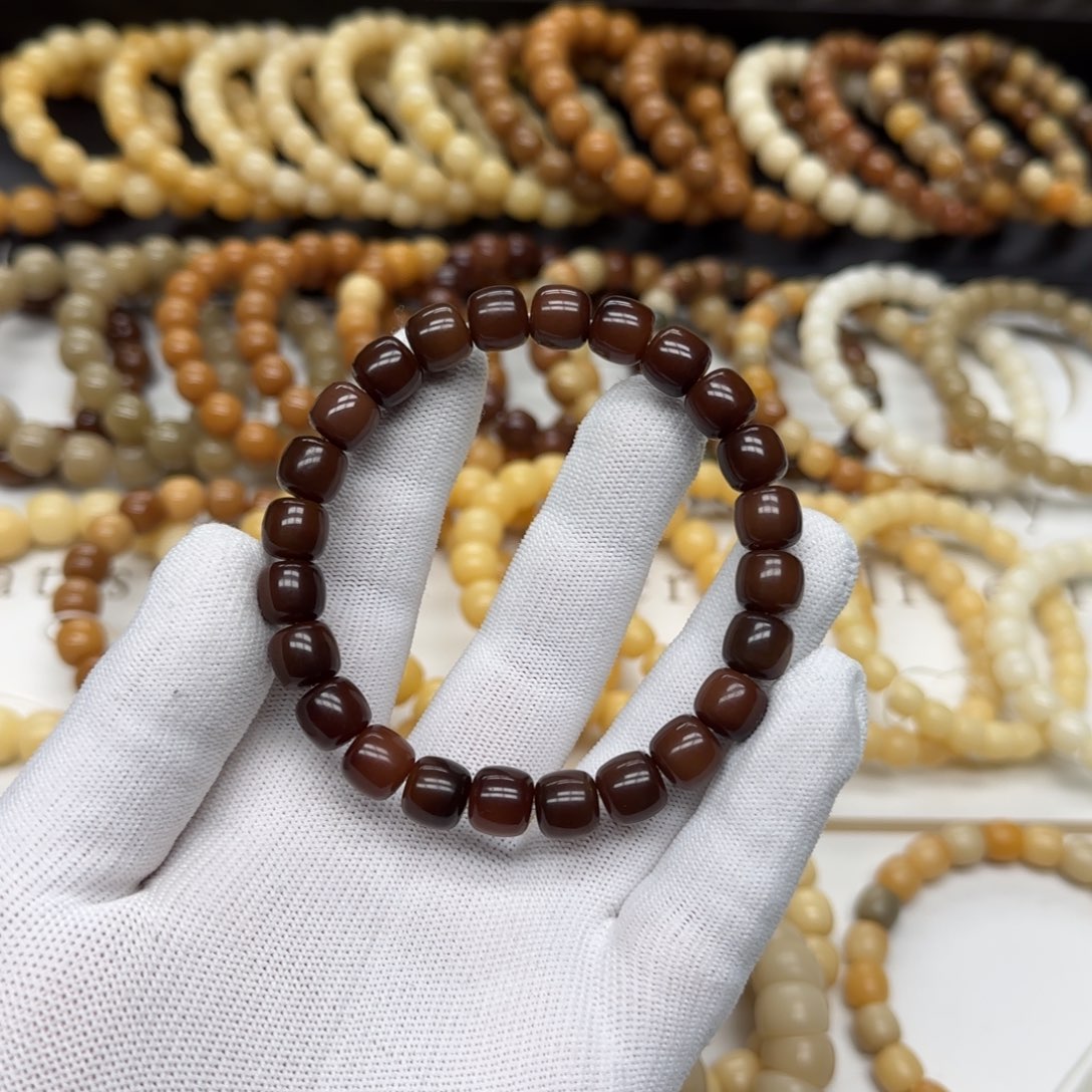 【闪购商品】菩提根/象牙果手串9×10 5年 青衣 鬼工