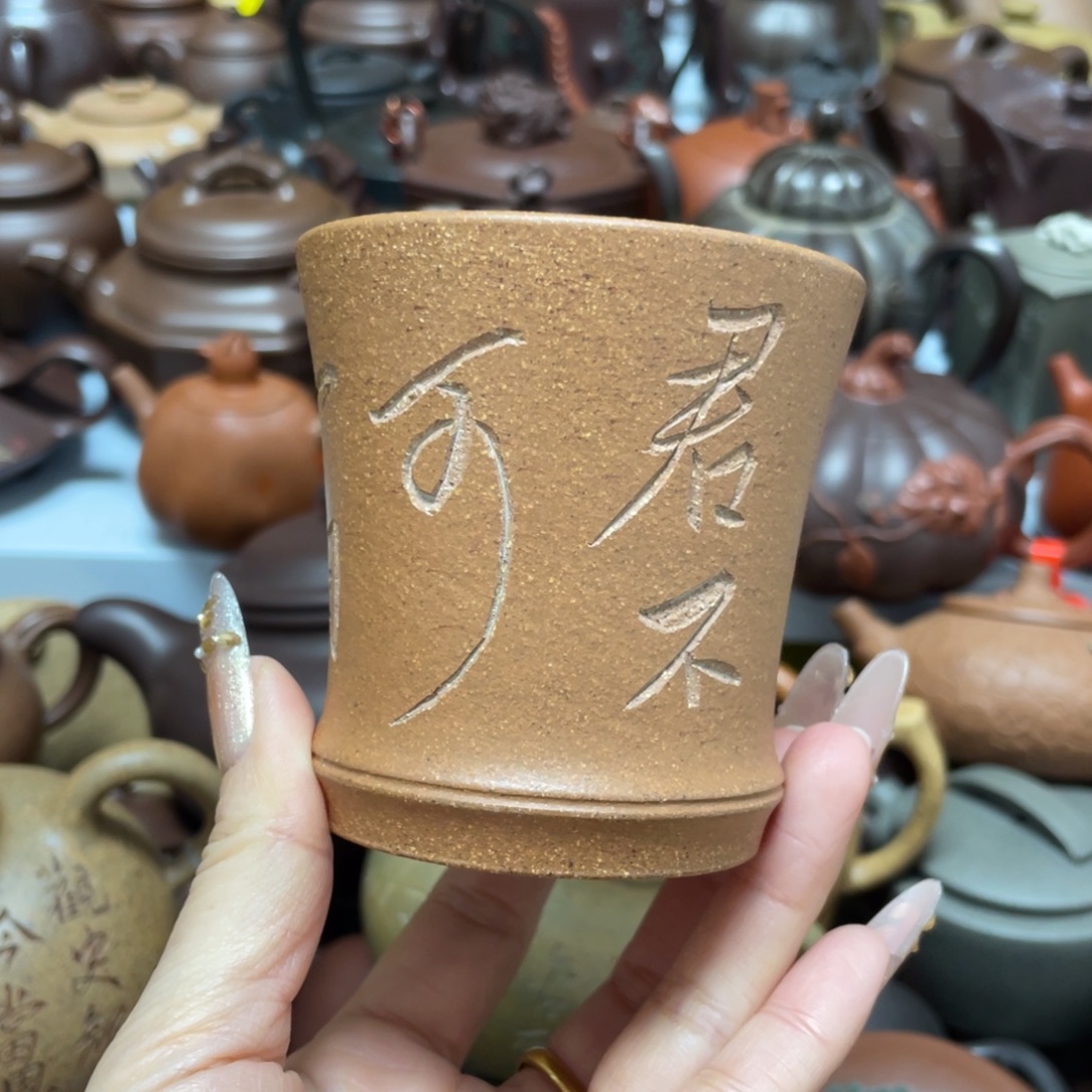 底槽青茶壶紫砂艺术作品