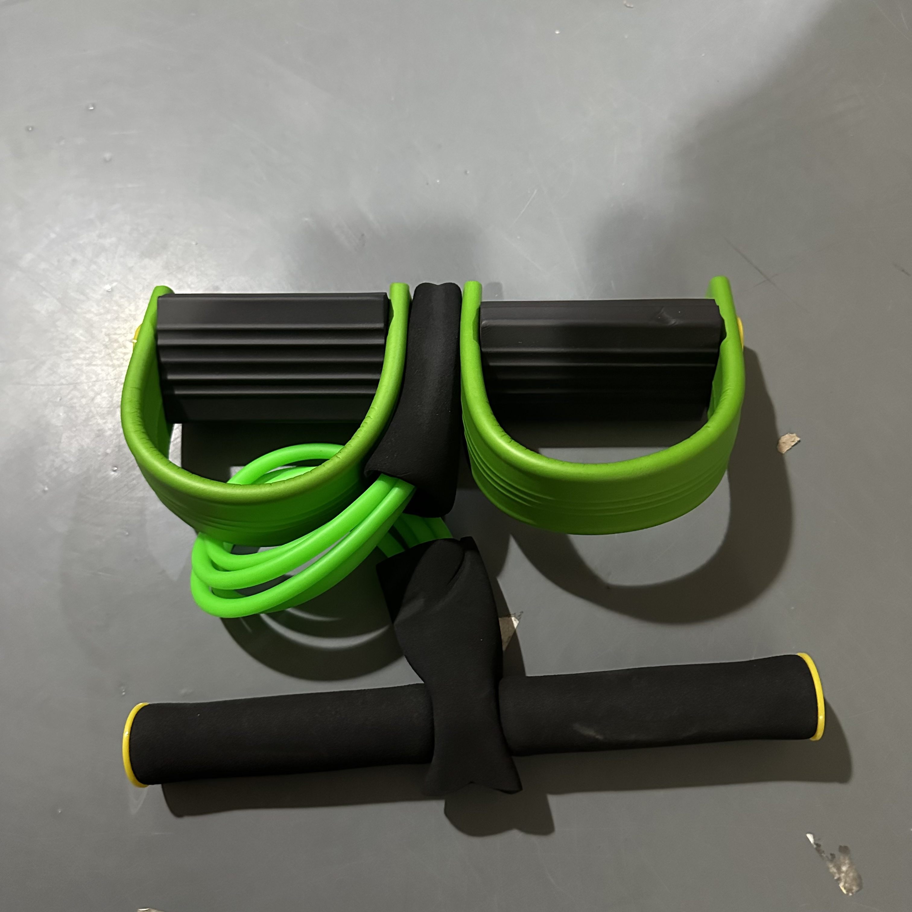百货 3870 绿色脚踏拉力器