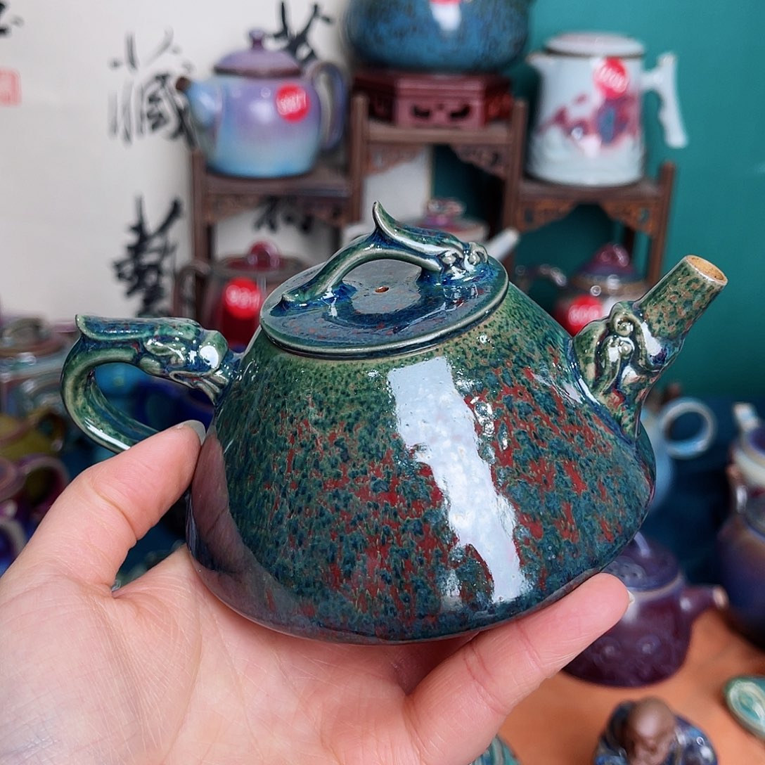 壶用****8钧瓷艺术作品壶