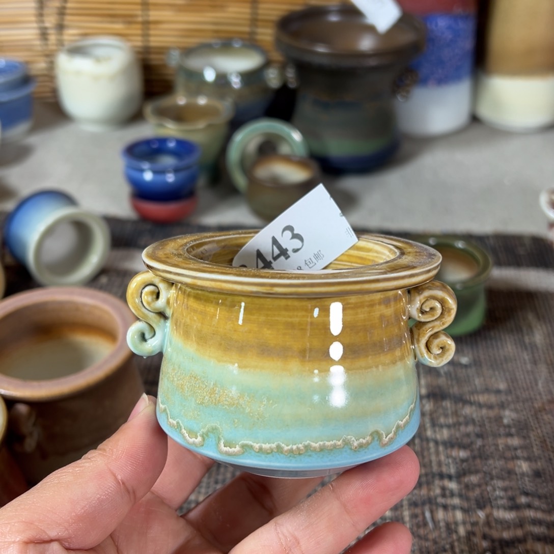 红陶景德镇手工花盆