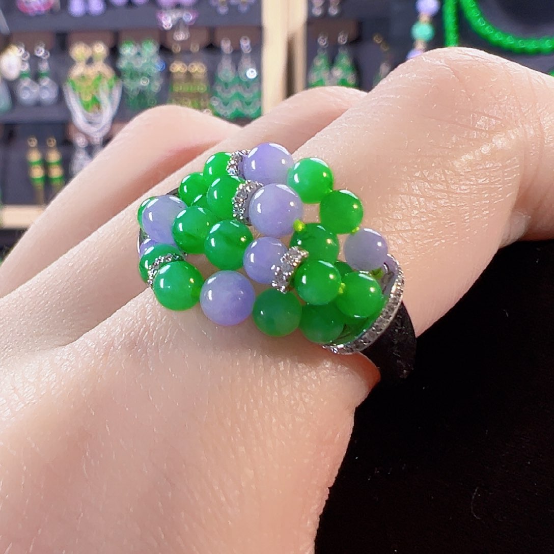 翡翠18K金镶嵌戒指【福利款】签收后24小时鉴赏期