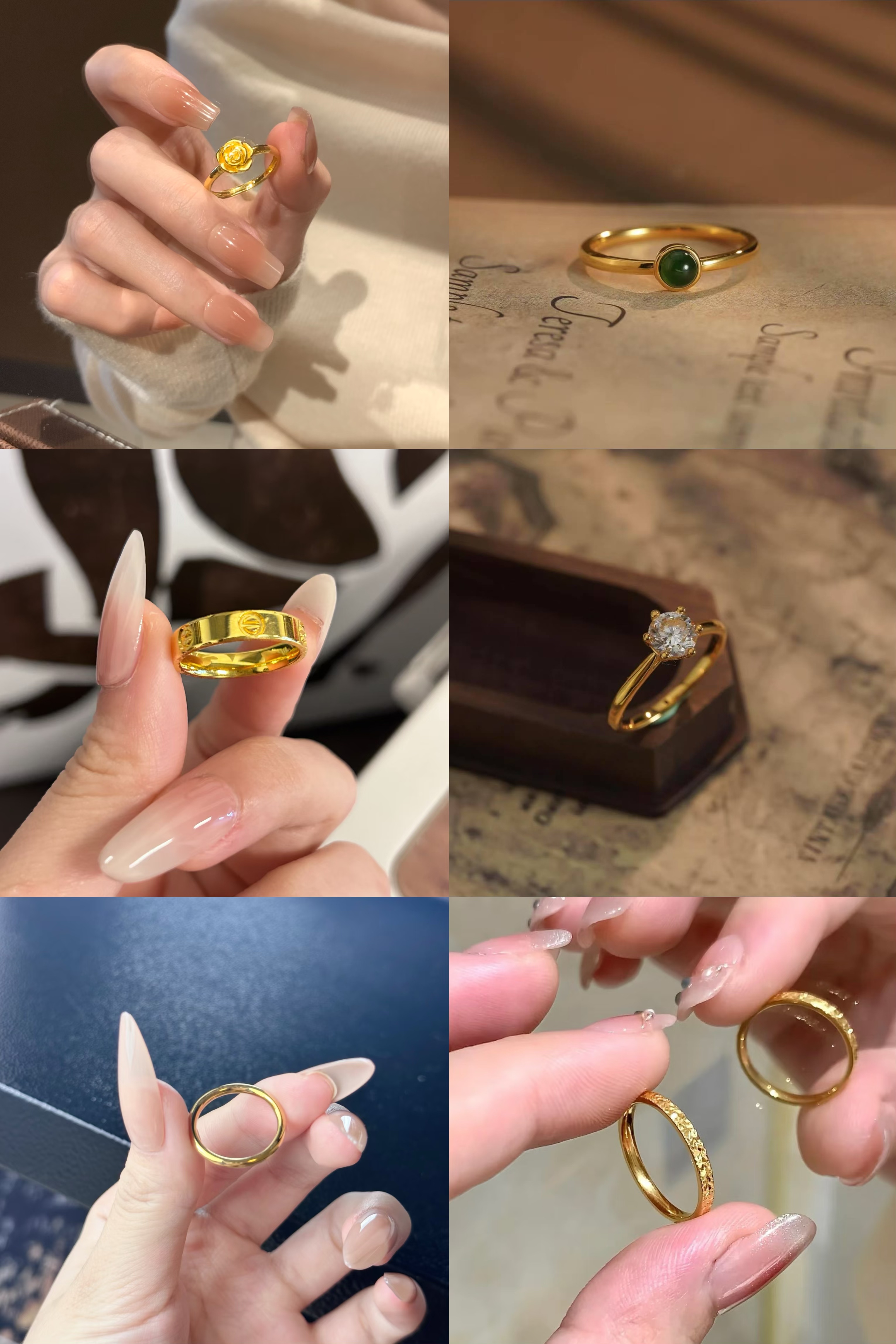 【御鑫专属】经典围巾戒指丝巾拍对应编号看名字