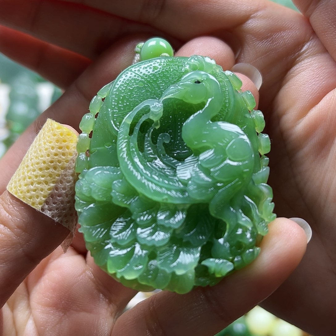 和田玉挂件未镶嵌