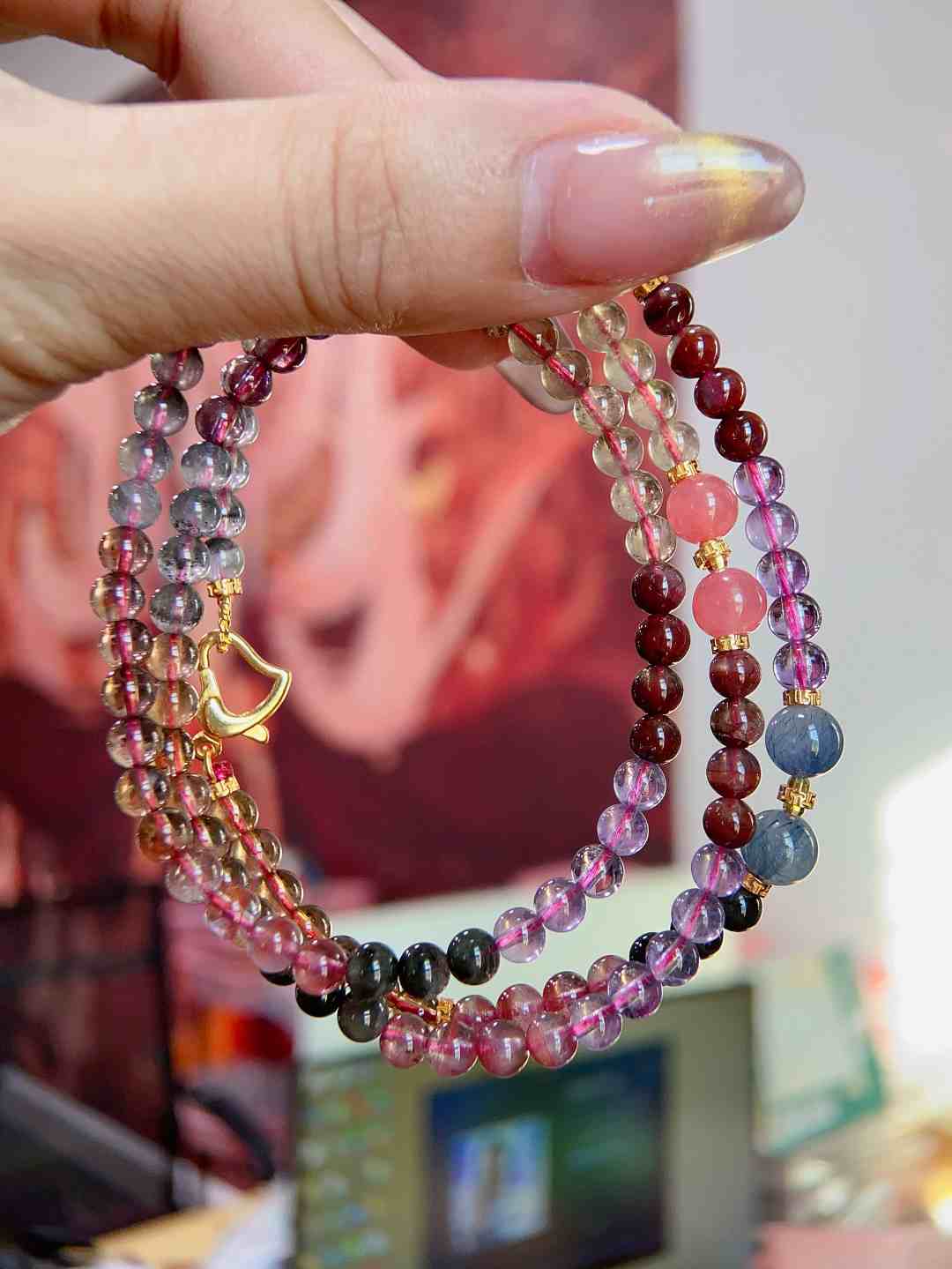 ｛极光23｝天然水晶原创设计款极光23万能链多圈（多样性发其一）