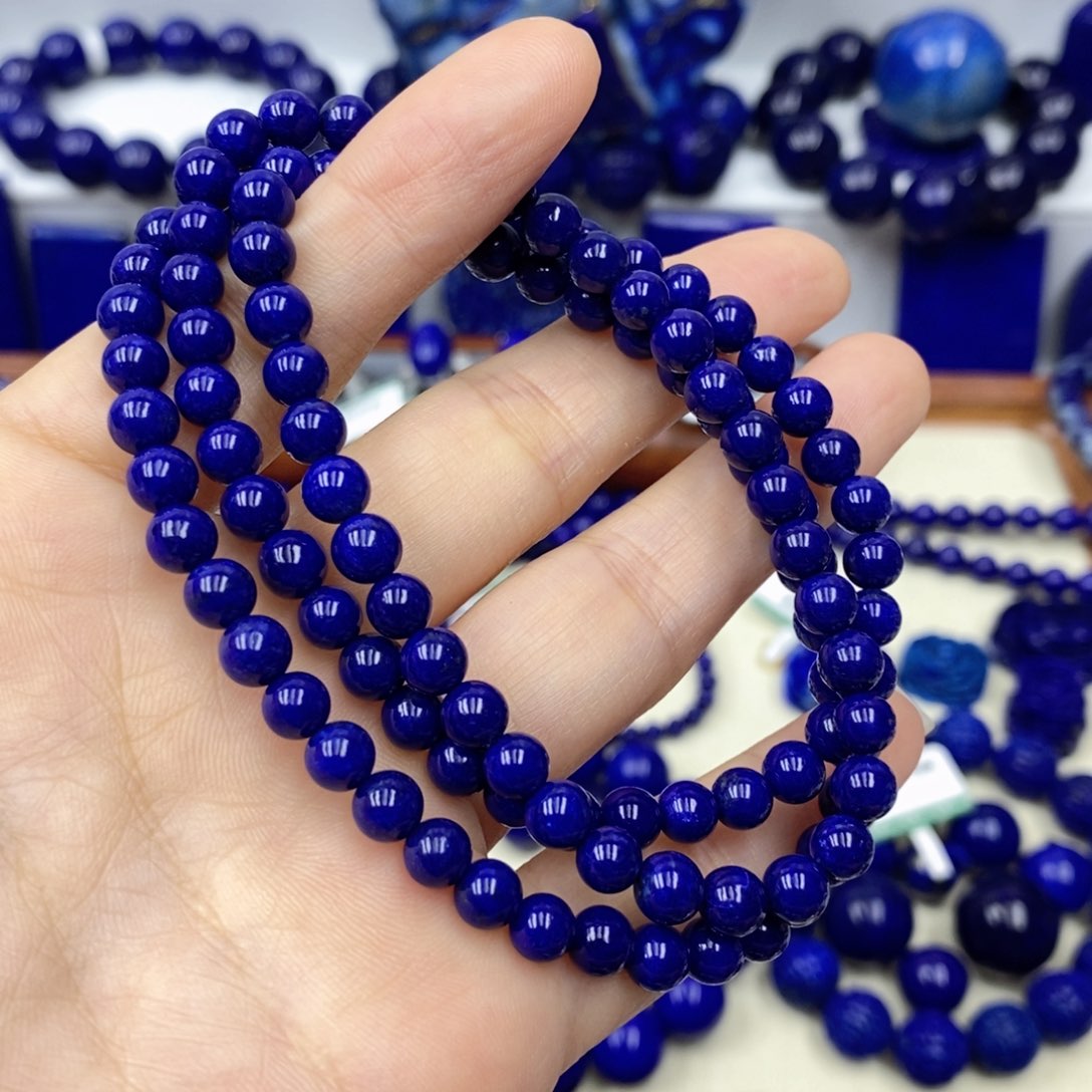 青金石手链未镶嵌