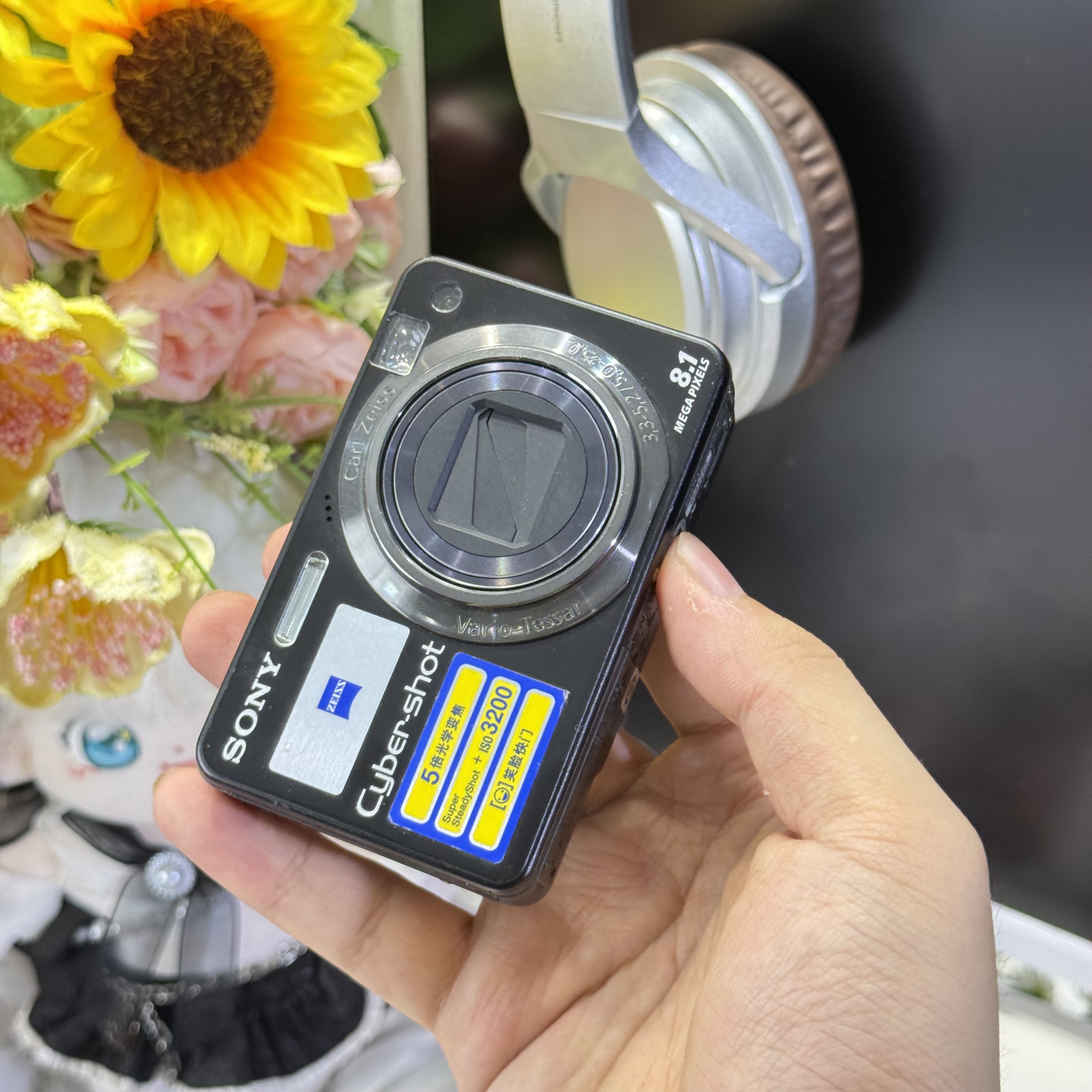 9新 Sony/索尼 索尼w150色彩感好胶片感滤镜多适合新手带配件