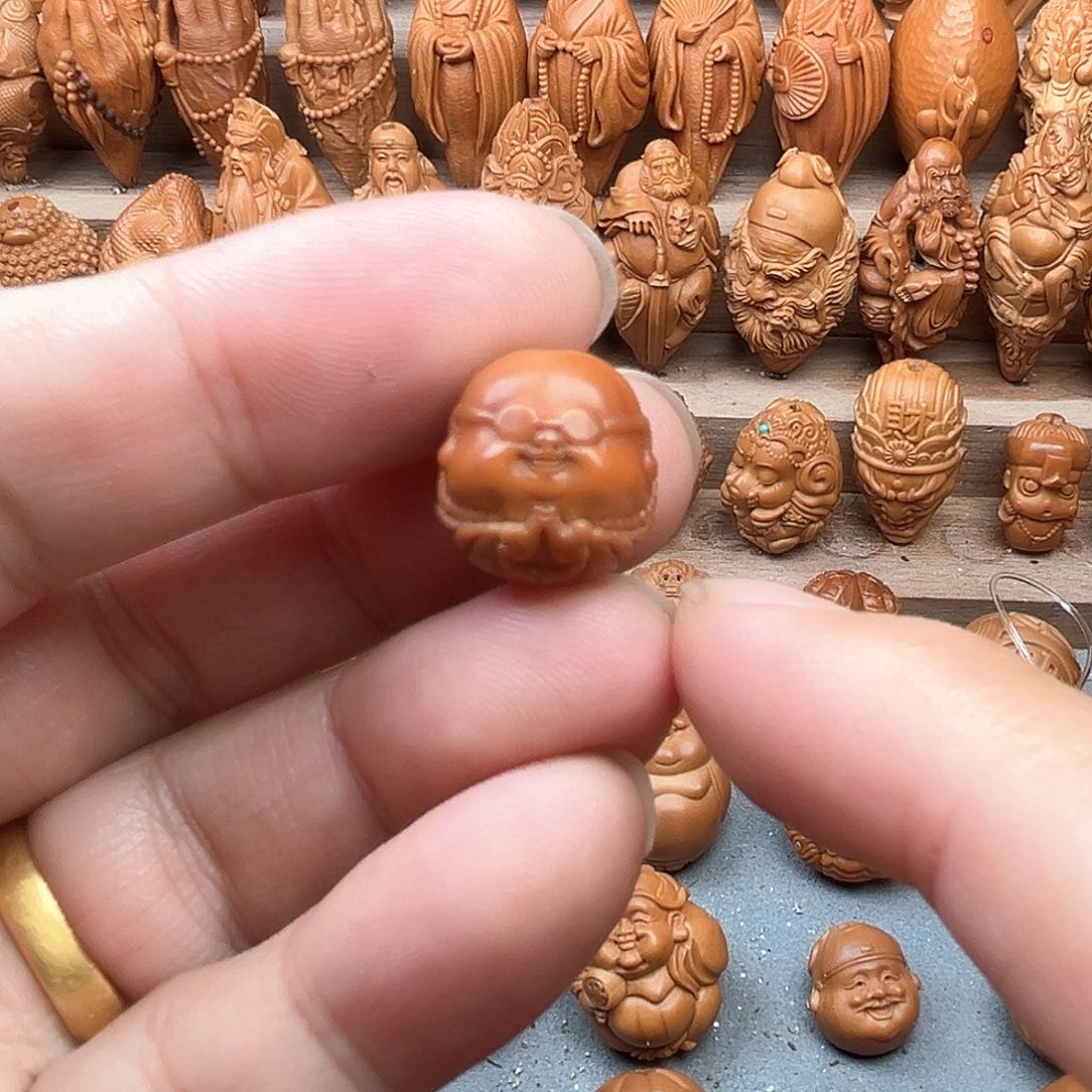 橄榄核吊坠15弥勒佛