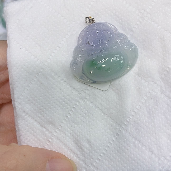 颈饰18K金镶嵌翡翠1234567899