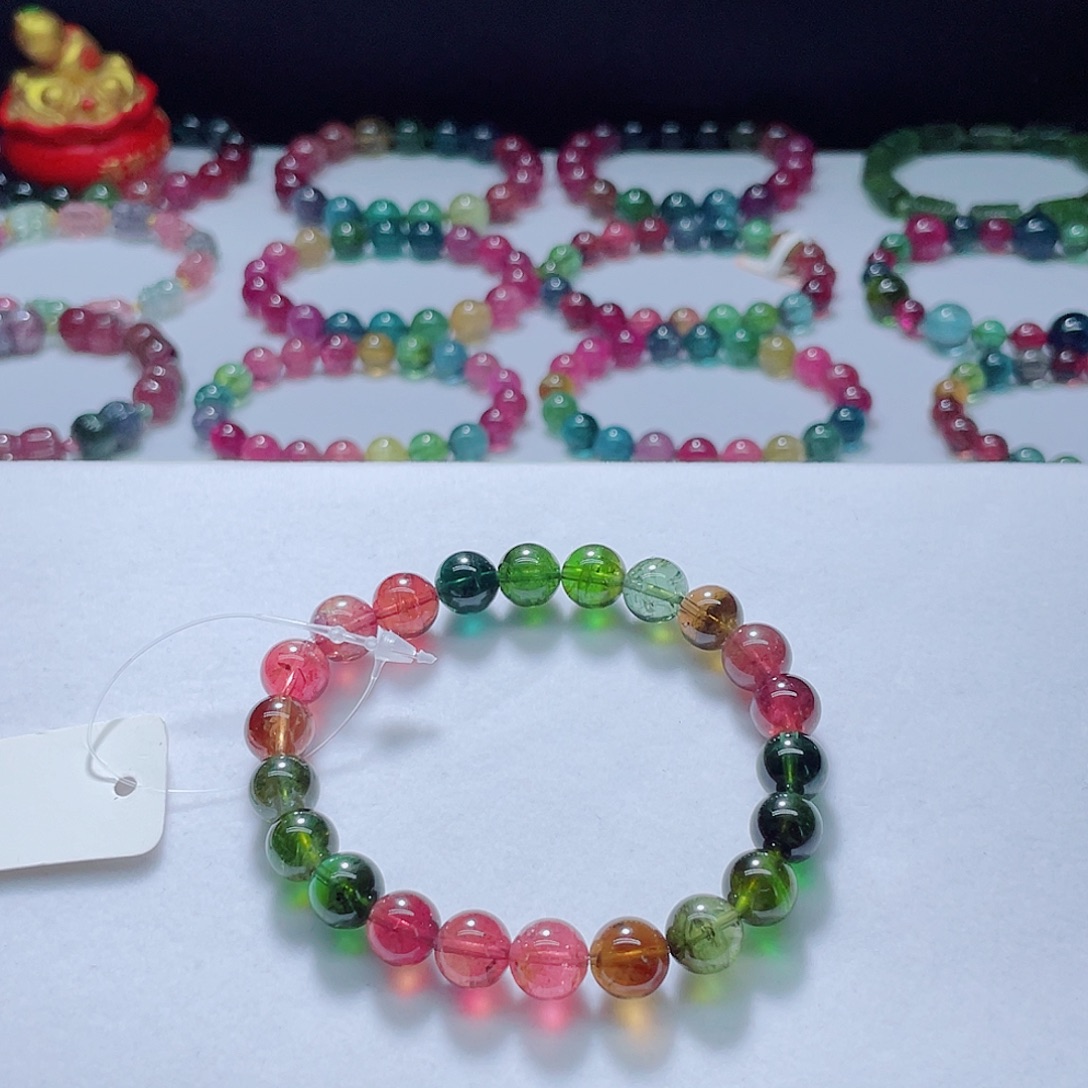 手链未镶嵌碧玺8.8mm左右