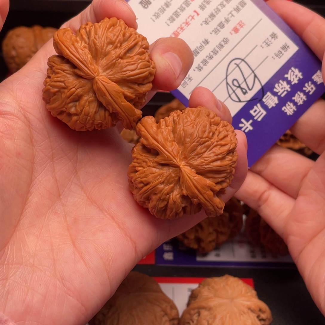 新****把件文玩核桃白狮子41