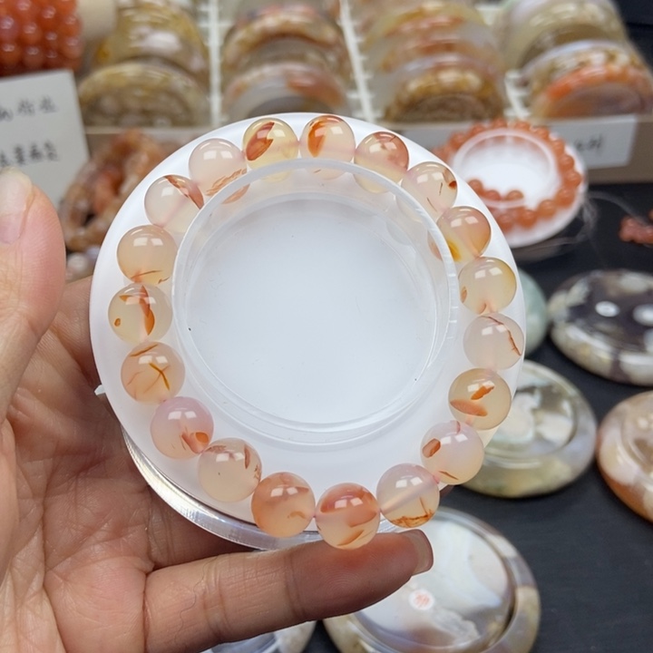 玛瑙/玉髓手链未镶嵌10m