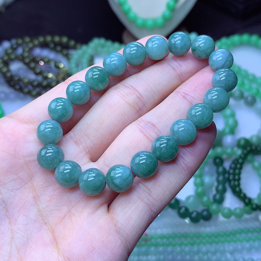 翡翠毛衣链未镶嵌9.6