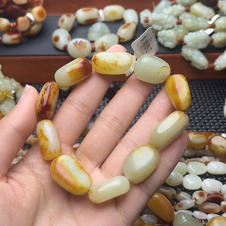 和田玉手链未镶嵌顺*