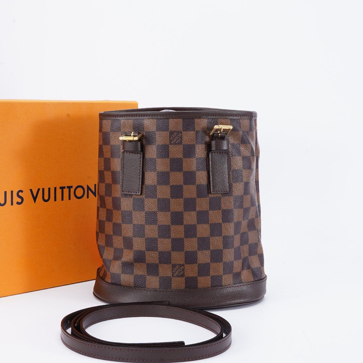 95新 LouisVuitton/路易威登 【静文】中古小水桶包/换配皮