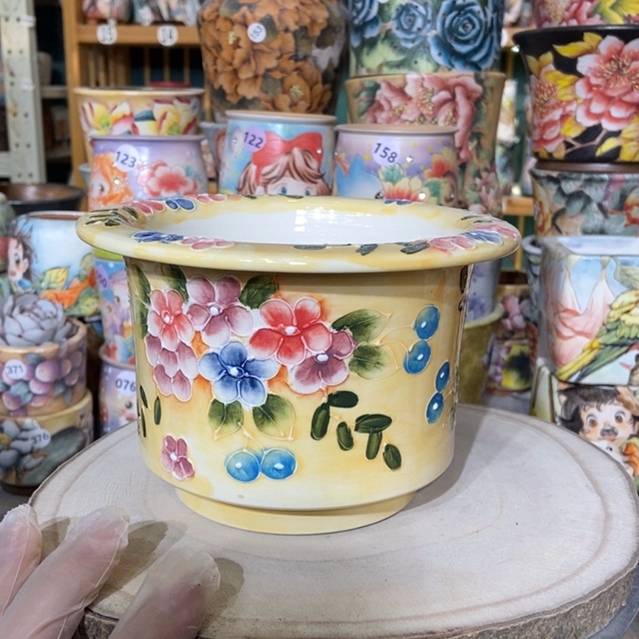 红陶景德镇艺术手绘作品