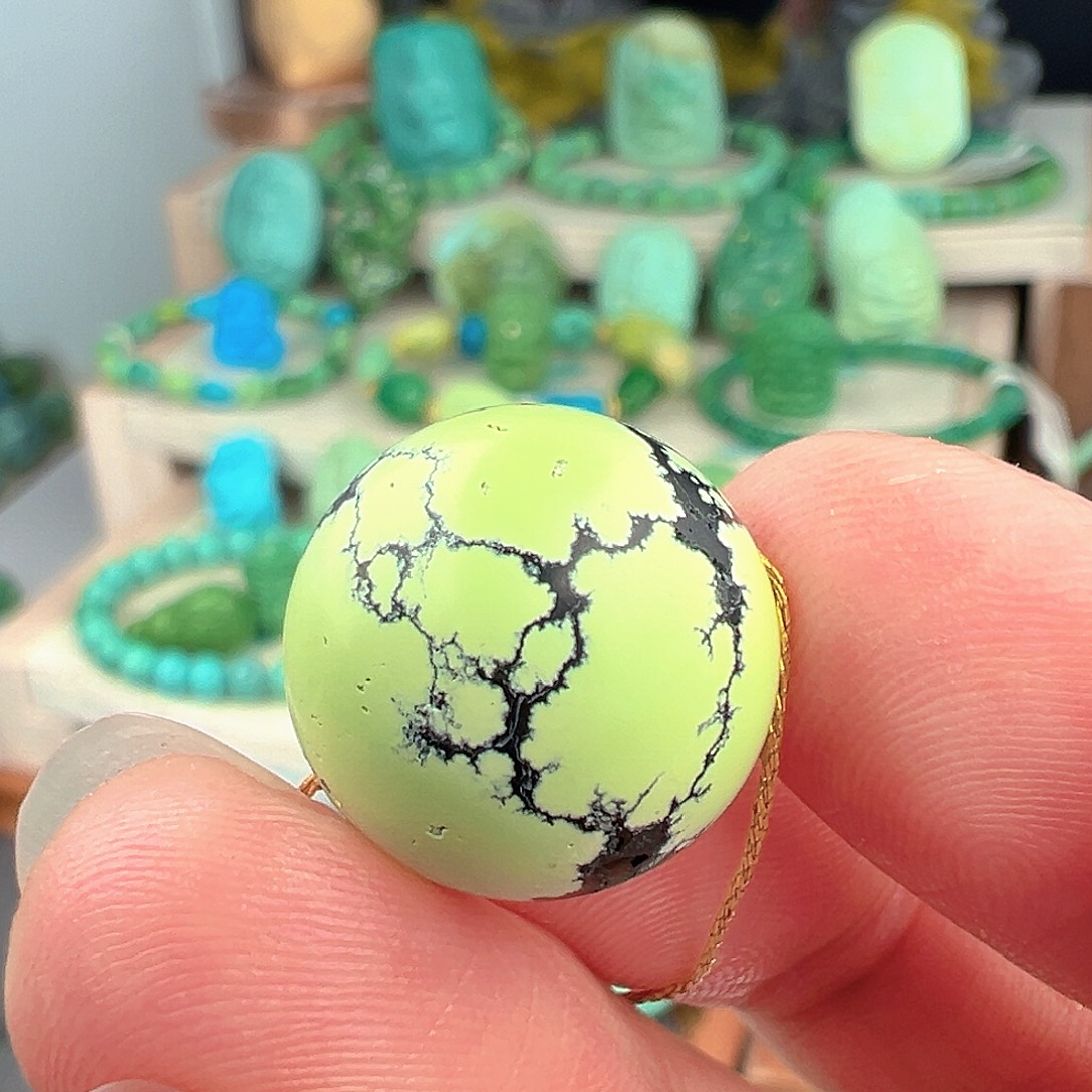 绿松石未镶嵌主播万珍