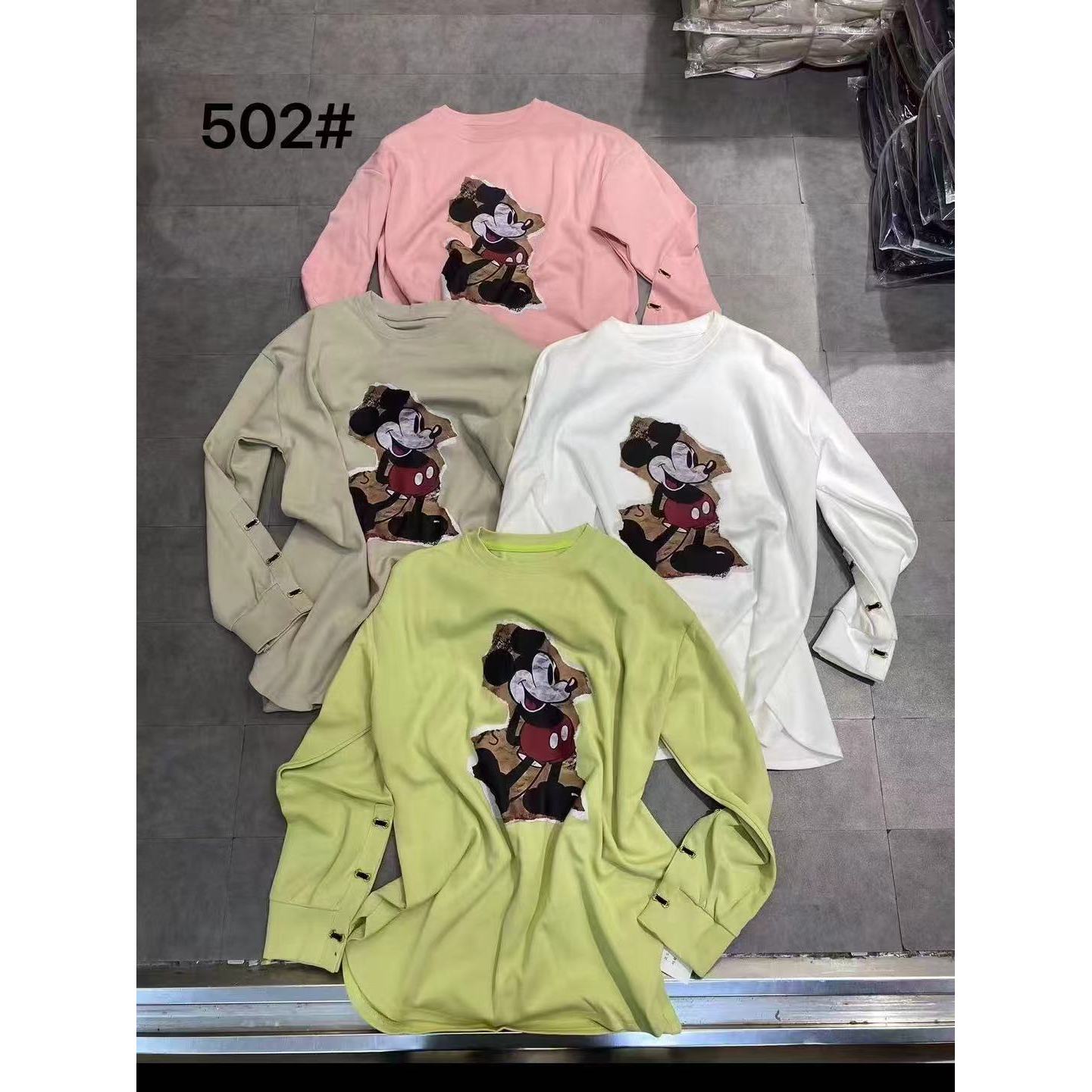 晶姐-502欧货女装冬季简约韩版网红冬季洋气时尚百搭长T