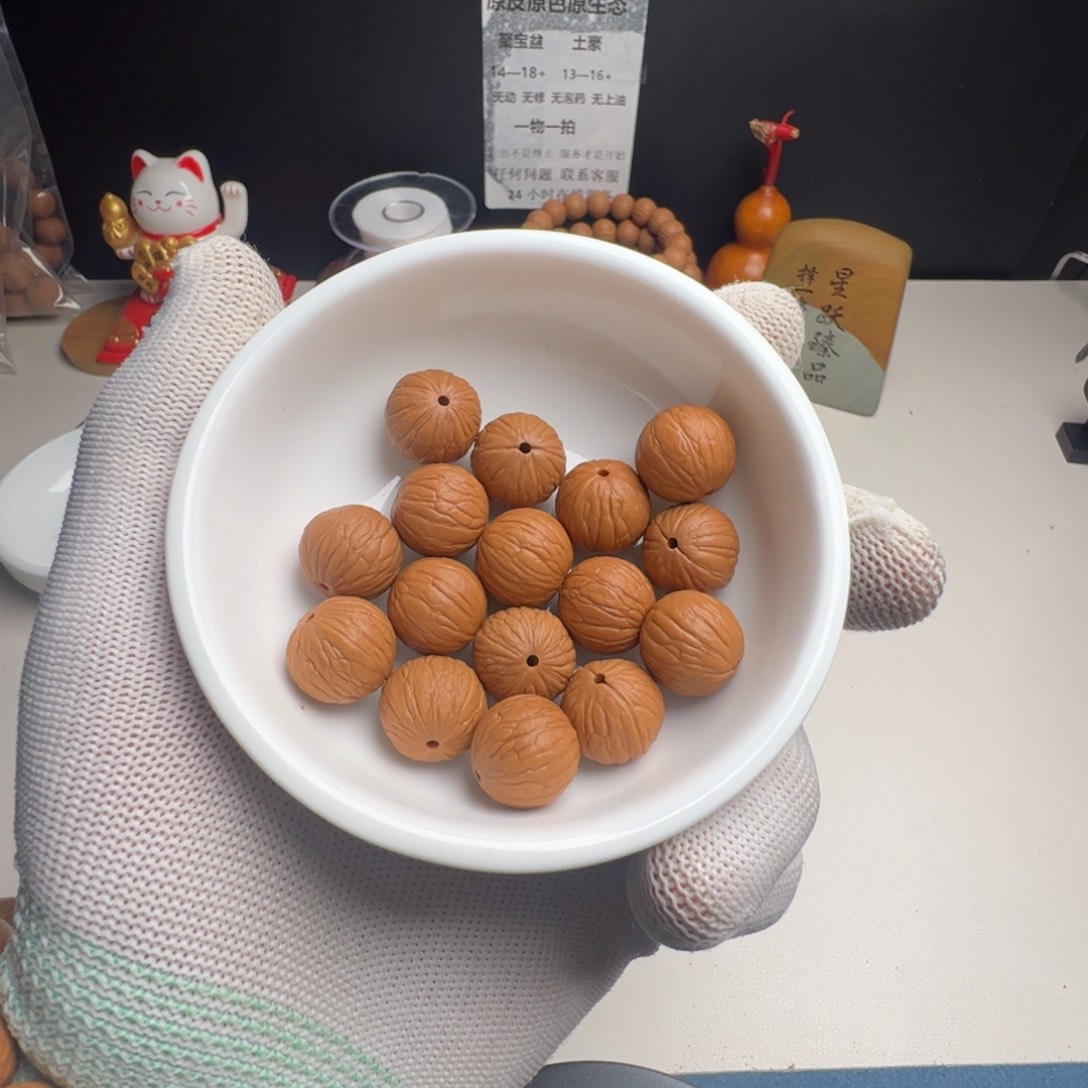 猴头核桃吊坠哈*原皮原色