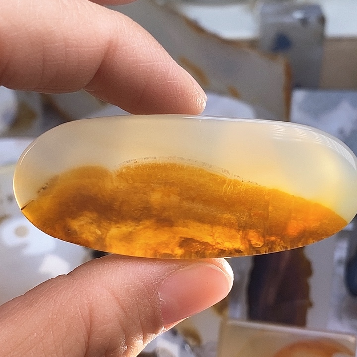 玛瑙/玉髓颈饰足银镀金镶嵌