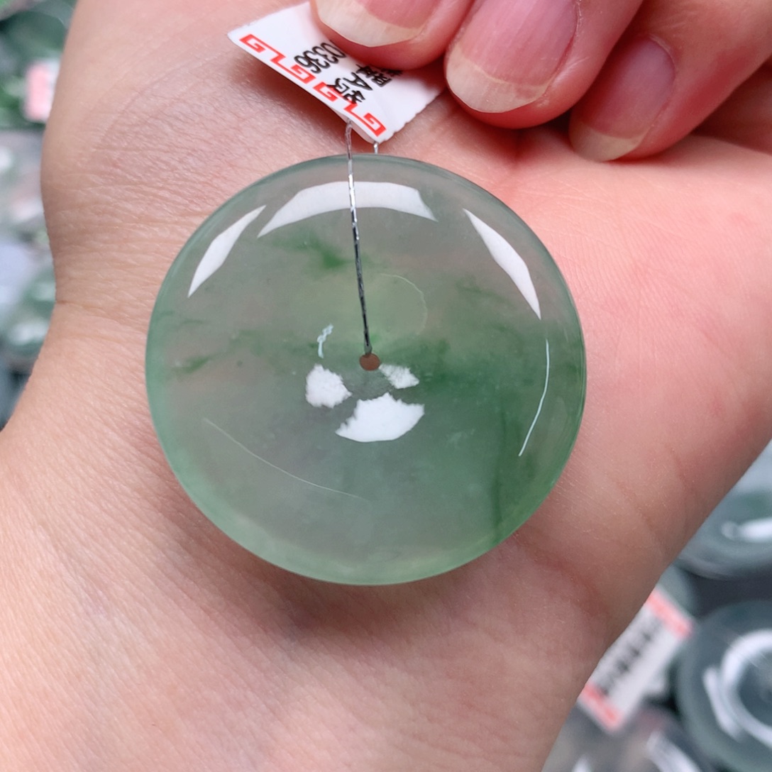 颈饰未镶嵌翡翠天然翡翠