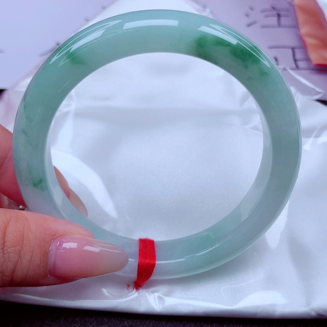 翡翠未镶嵌手镯天然缅甸翡翠A货玉手镯