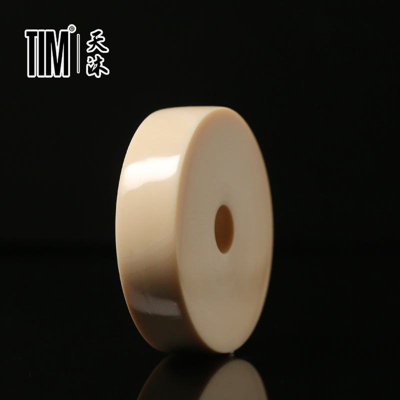 TIM猛犸象牙藏式直切直角甜甜圈平安扣原色挂件佛珠冰料吊坠