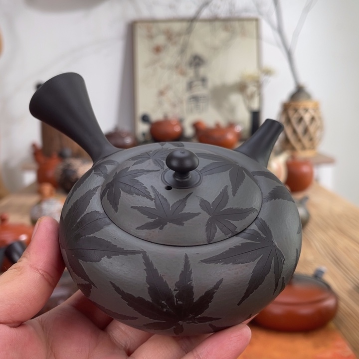 常滑青峰手作茶壶