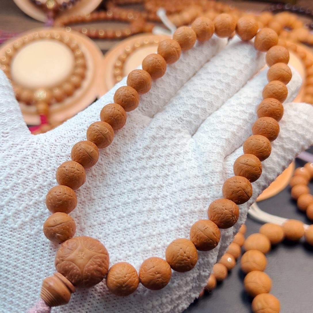 手串凤眼菩提11.5红皮高油籽