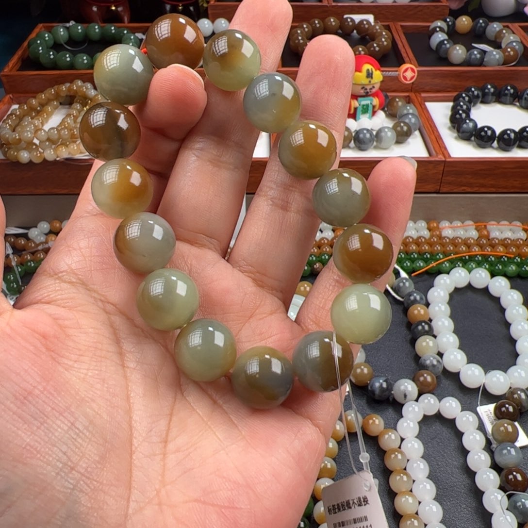 和田玉手链未镶嵌