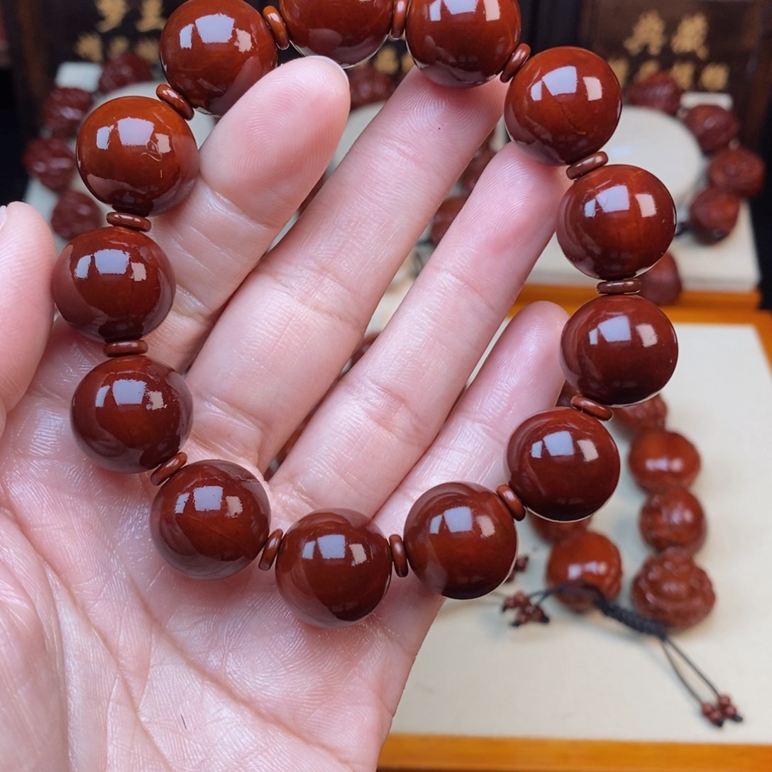 橄榄核吊坠光珠光珠