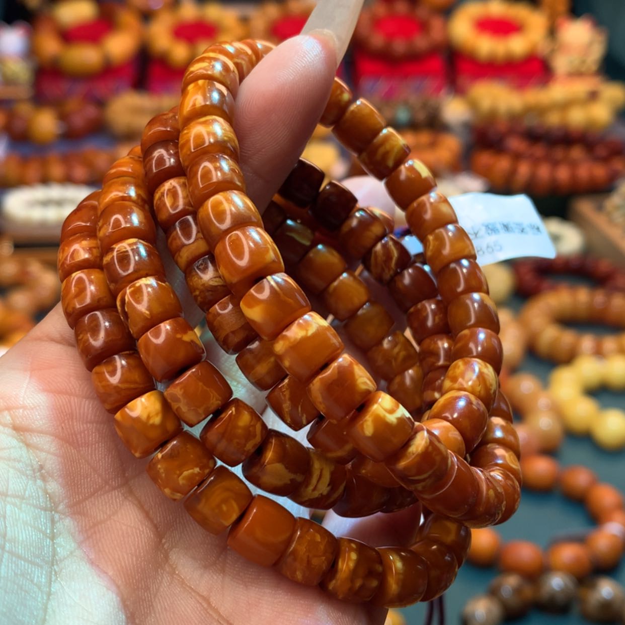 【闪购商品】琥珀手链未镶嵌蜜蜡