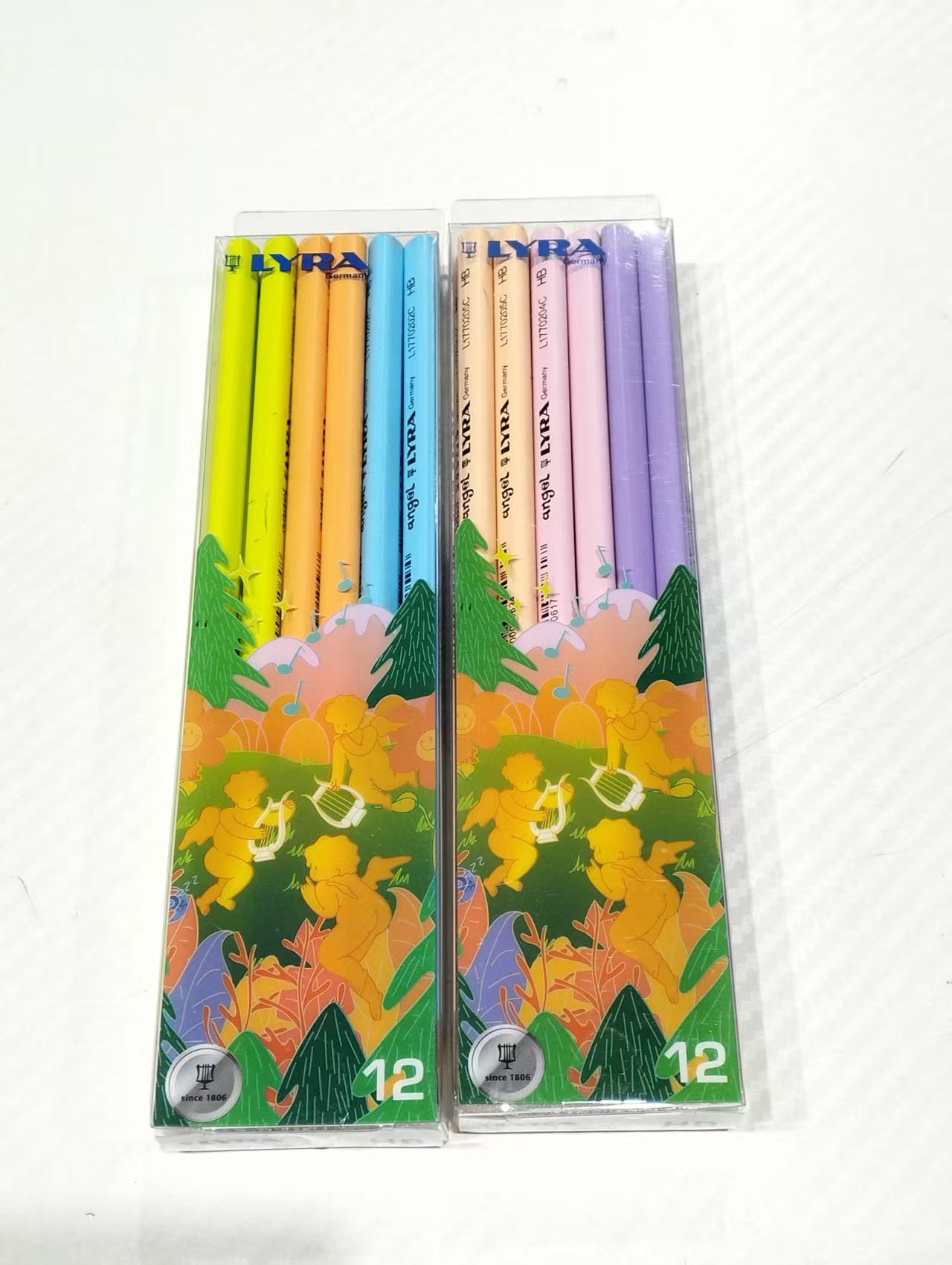 艺雅天琴学生HB书写铅笔塑料盒装1771120