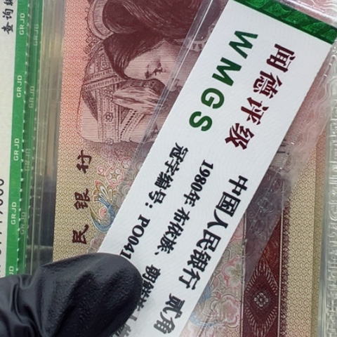 塑料幸**⭐第四套人民币961豹子号20张