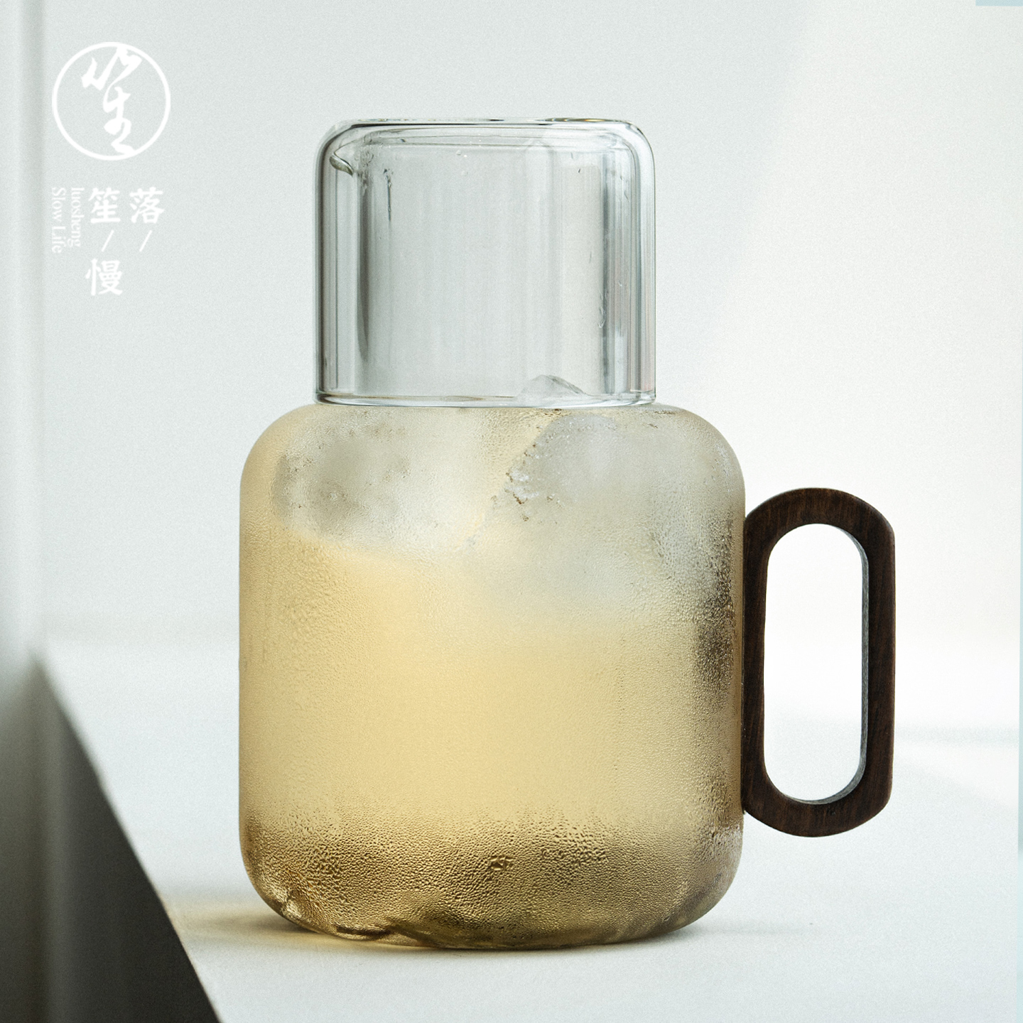 【露露专属】玻璃冷水壶凉水落笙冷泡壶大容量冷萃泡茶壶家用装扎壶