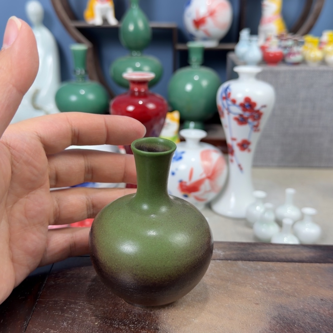 陶瓷手工小花器摆件