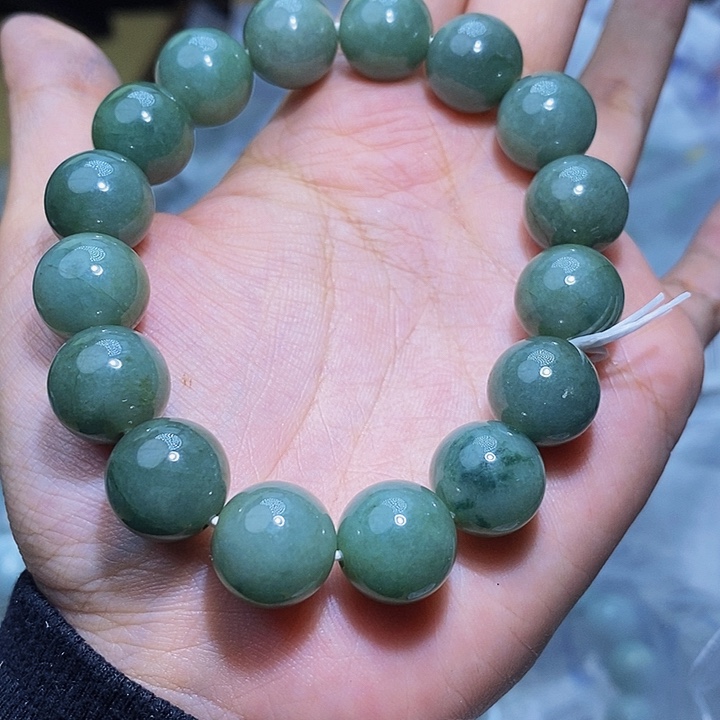 未镶嵌手串翡翠天然缅甸A货翡翠12.6