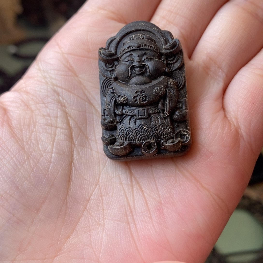 檀香木手串/手链阴沉财神