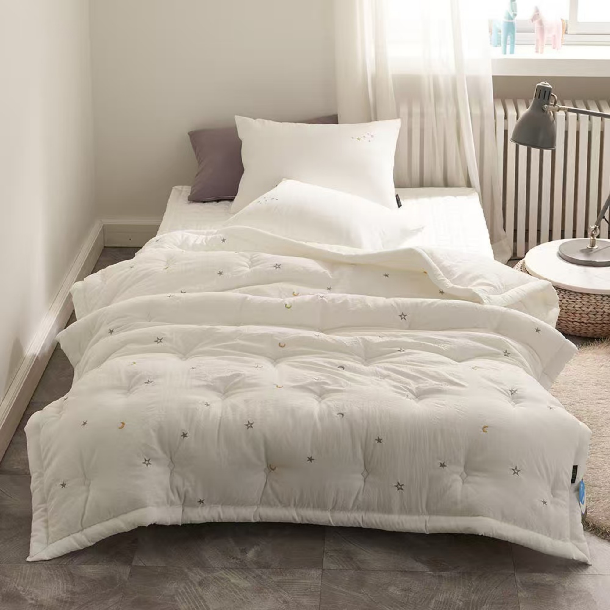 2025新款 AGIROOM 韩国进口软豆腐被【填充物：聚酯纤维】亲肤、超柔