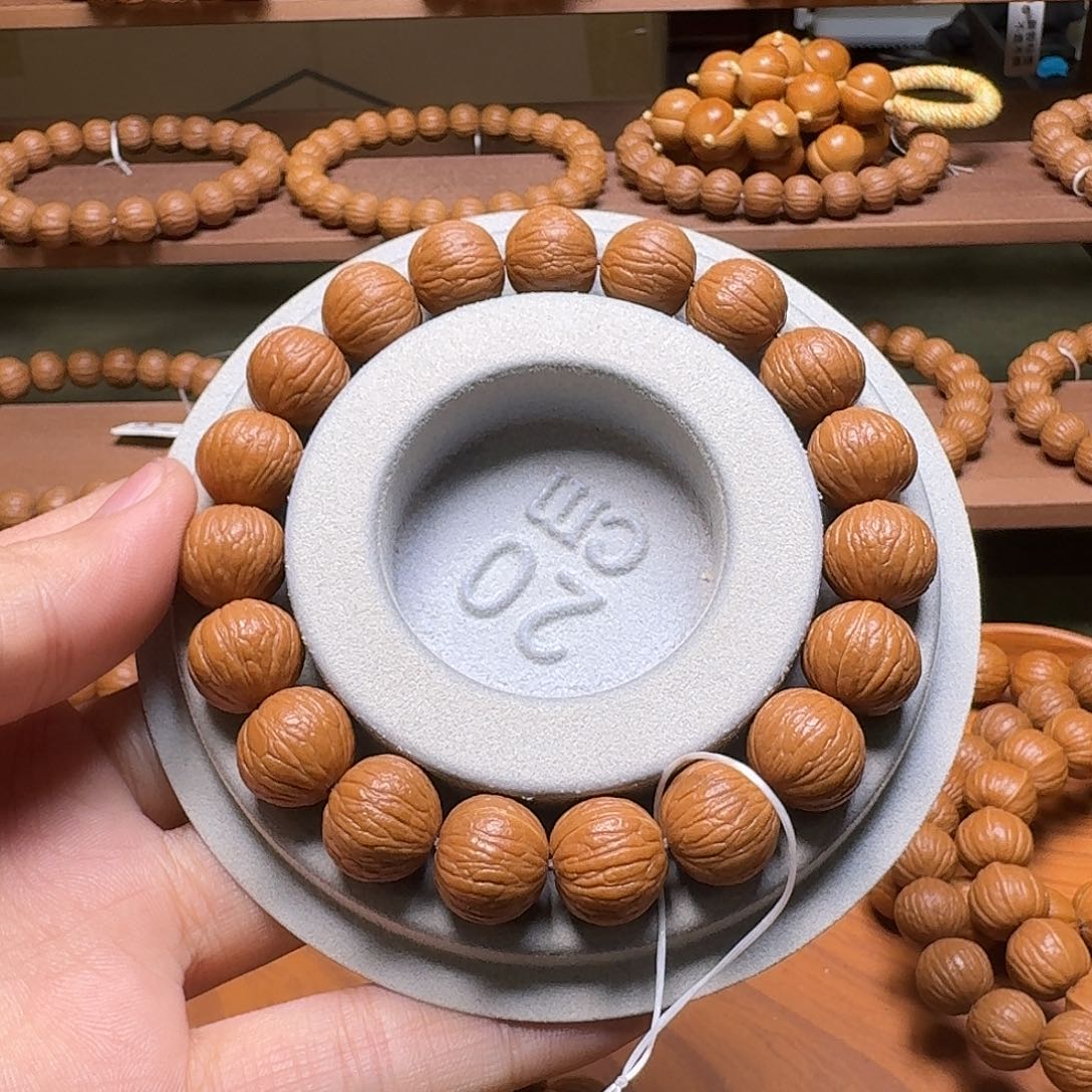 手串猴头核桃五*13凤羽同尺