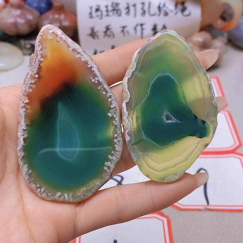 【闪购商品】未镶嵌玛瑙/玉髓珠宝半成品清*雁