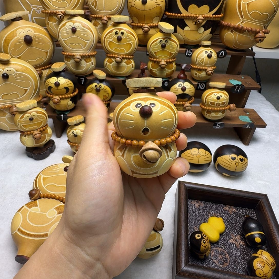 &***&藤葫芦摆件顾客手把件