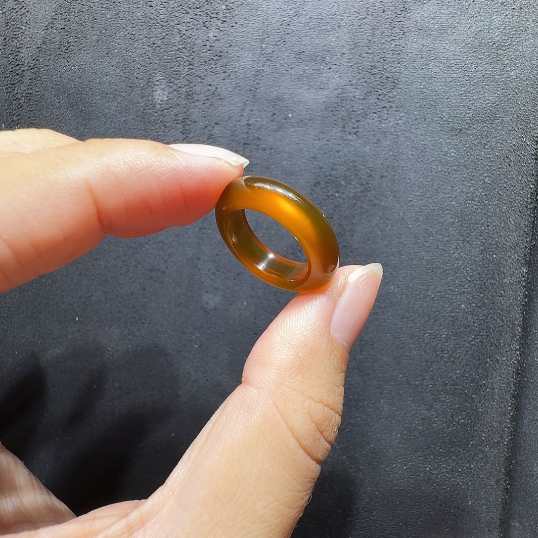 玛瑙/玉髓戒圈未镶嵌